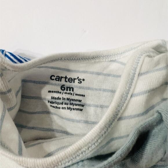 Lot of (3) Baby One Piece's 6 Months Carter Boys  Dinosaur - Picture 3 of 6